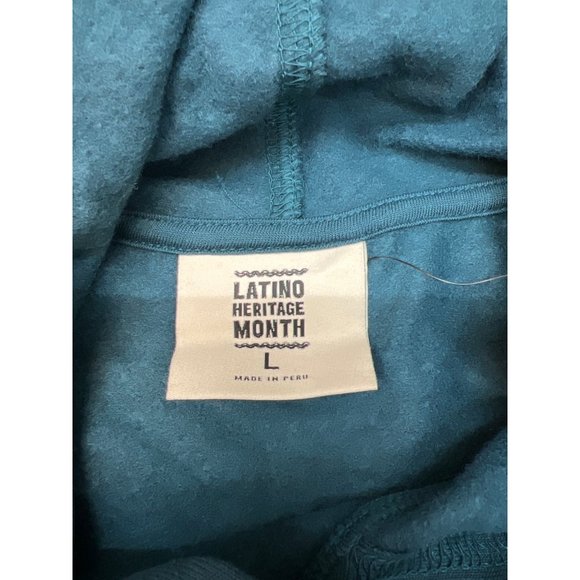 Latino Heritage Month Kids' Latin America Hooded Sweatshirt - Navy Large - Picture 5 of 8